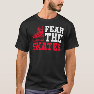Camiseta Teme La Cita De Skates Para Un Compañero De Hockey