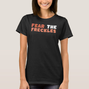 Camiseta Teme Las Pecas Pelirroja Irlandesa Escocesa Pelirr