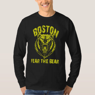 Camiseta Teme Que El Hockey Del Oso Tenga Conciencia De Bos