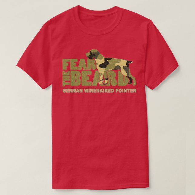 Camiseta teme que la cacería de punteros con cable de barba (Diseño del anverso)