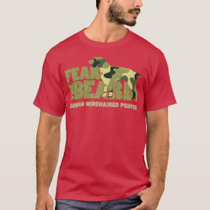 Camiseta teme que la cacería de punteros con cable de barba