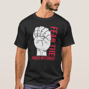 Camiseta Teme Que Los Cuadernos En Anillo Citen Por Una Man