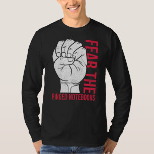 Camiseta Teme Que Los Cuadernos En Anillo Citen Por Una Man