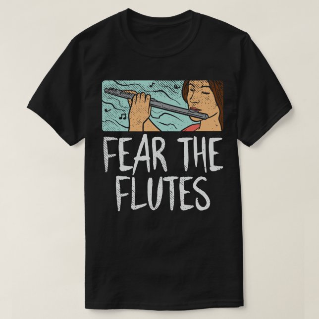 Camiseta Temer A Las Flautas (Diseño del anverso)