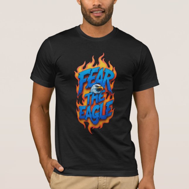 Camiseta Temer Al Águila Poster Patriótica Negrita Estadoun (Anverso)