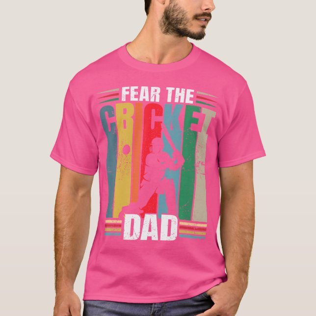 Camiseta Temer Al Jugador De Cricket (Anverso)