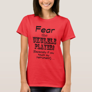 Camiseta Temer Al Jugador De Ukulele