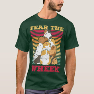 Camiseta Temer El Diseño De La Rueda Para Un Cerdo De Guine