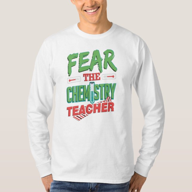 Camiseta Temer el humor de la Escuela de Química (Anverso)
