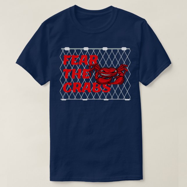 Camiseta Temer la captura más mortal de los cangrejos 1 (Diseño del anverso)