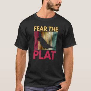 Camiseta Temer La Cita De Plat Para Una Platypus Monotreme