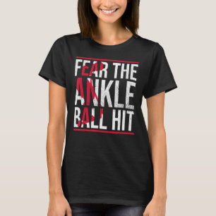 Camiseta Temer Que La Bola De Ankle Golpee A Un Motociclist