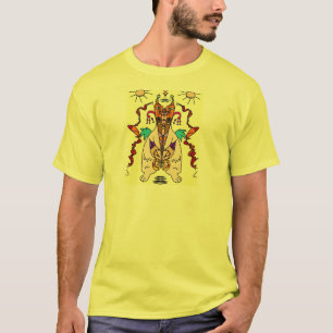 Camiseta temerosa de la simetría (color)