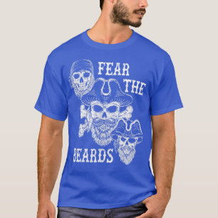 Camiseta Temor a los hombros Funny Pirates Skulls Buccaneer