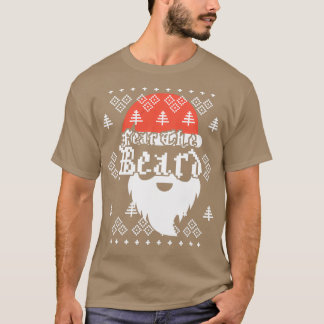 Camiseta Temor Al Oso De Santa Claus Navidades De Barba Chi