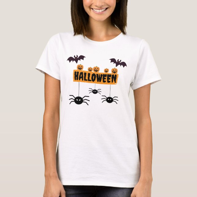 Camiseta Temor de Halloween (Anverso)