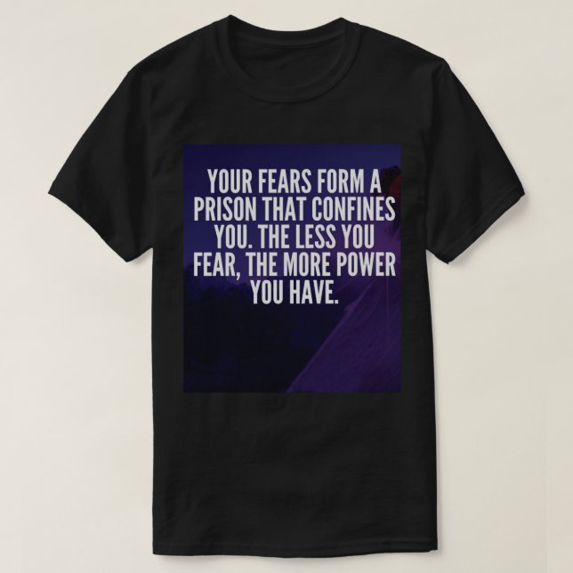 Camiseta TEMOR - Motivacional (Diseño del anverso)