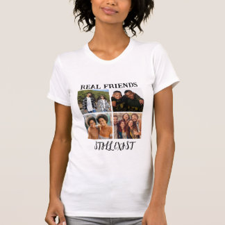 Camiseta Temp fotográfico personalizado "Los verdaderos ami