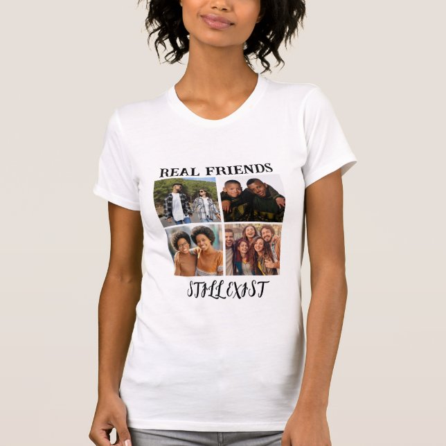 Camiseta Temp fotográfico personalizado "Los verdaderos ami (Anverso)