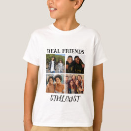 Camiseta Temp fotográfico personalizado "Los verdaderos ami