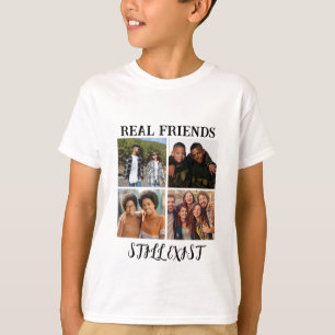 Camiseta Temp fotográfico personalizado "Los verdaderos ami