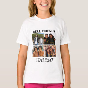 Camiseta Temp fotográfico personalizado "Los verdaderos ami