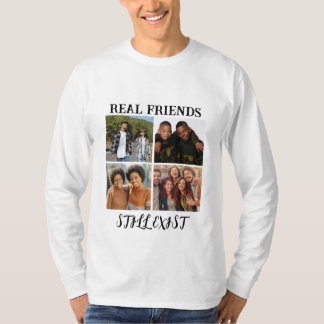 Camiseta Temp fotográfico personalizado "Los verdaderos ami