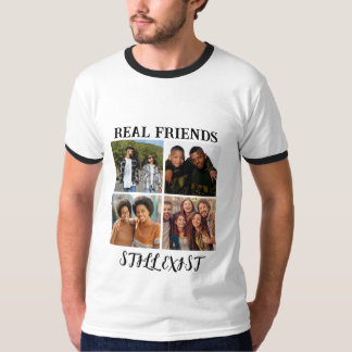 Camiseta Temp fotográfico personalizado "Los verdaderos ami