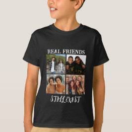 Camiseta Temp fotográfico personalizado "Los verdaderos ami
