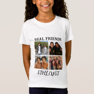 Camiseta Temp fotográfico personalizado "Los verdaderos ami