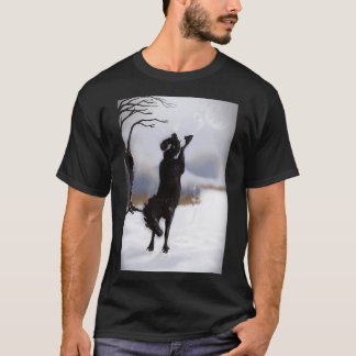 Camiseta Temper de caballos negros