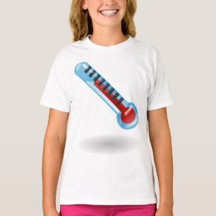Camiseta Temperatura del termómetro