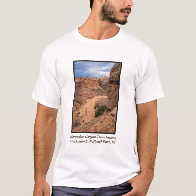 Camiseta Tempestad de truenos de herradura del barranco - (Anverso)