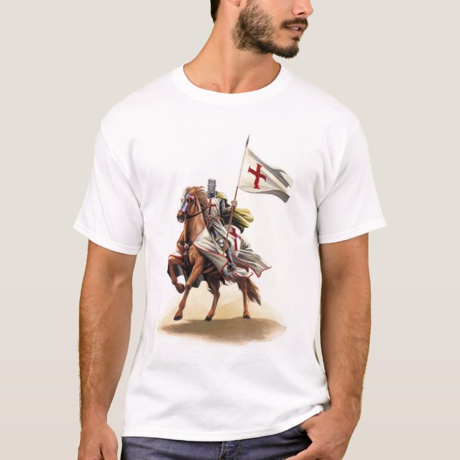 Camiseta Templar Knight Crusader T-Shirt (Anverso)