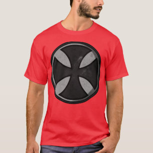Camiseta Templar Knight Shield BW