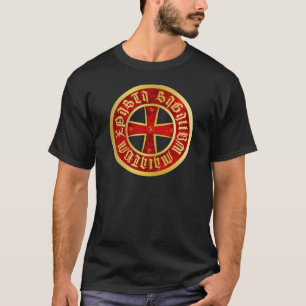 Camiseta Templario cruz cruz de caballero Crusaders