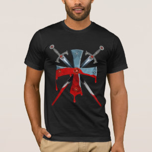 Camiseta Templario cruz + Espada, Knights cross/