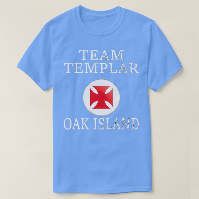 Camiseta Templario del equipo de HUNTING ISLAND TREASURE HU (Diseño del anverso)