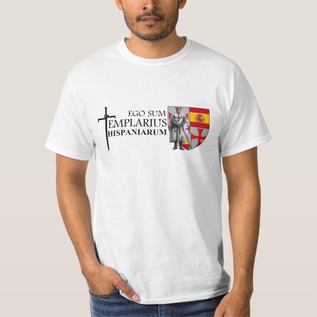 Camiseta Templario Hispaniarum Shirt Nr. 0222092013 (Anverso)