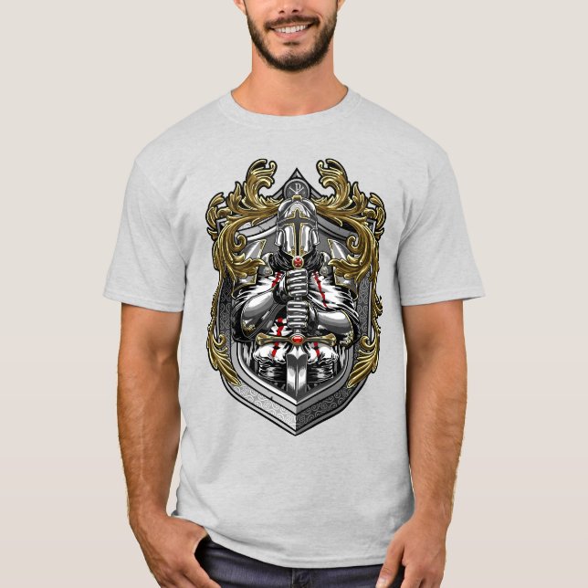 Camiseta Templars Gold (Anverso)