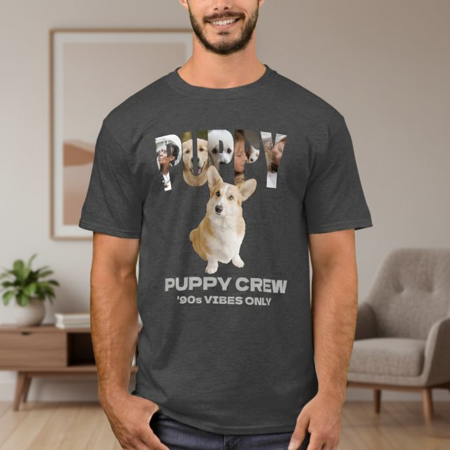 Camiseta Template Men's T-Shirts Pet Puppy Custom Photo  (Subido por el creador)