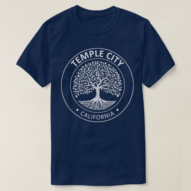 Camiseta Temple City California (Diseño del anverso)
