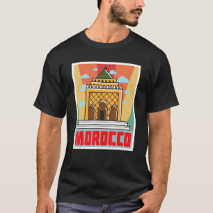 Camiseta Temple Marruecos Souvenir Africano Marroquíes Gibr