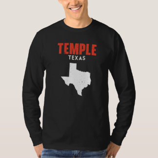 Camiseta Temple Texas Estados Unidos América Viajes Textos