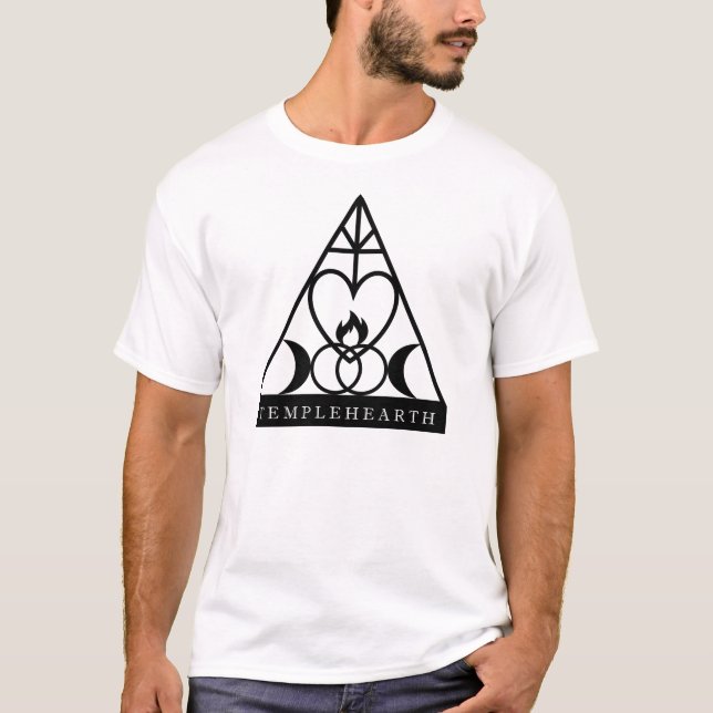 Camiseta TempleHearth (logo negro) (Anverso)