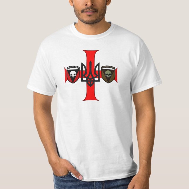 Camiseta Templerkreuz mit Abzeichen  (Anverso)