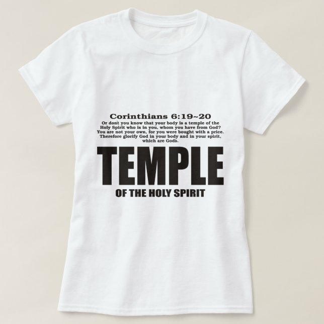 CAMISETA TEMPLO (Diseño del anverso)