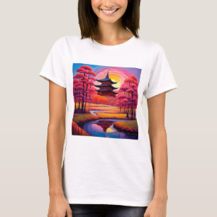 Camiseta Templo al atardecer 3