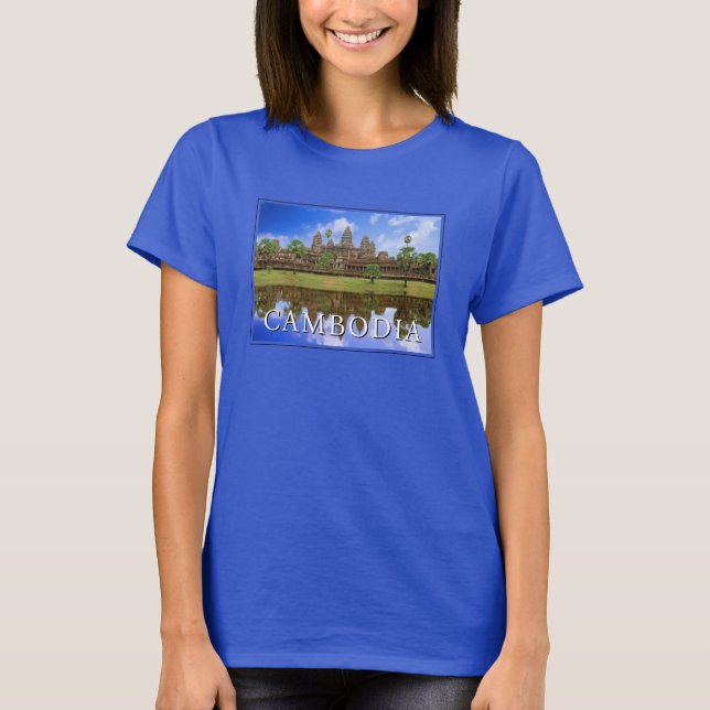Camiseta Templo Angkor Wat | Kampuchea, Camboya (Anverso)