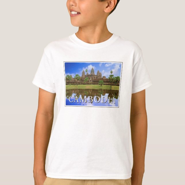 Camiseta Templo Angkor Wat | Kampuchea, Camboya (Anverso)